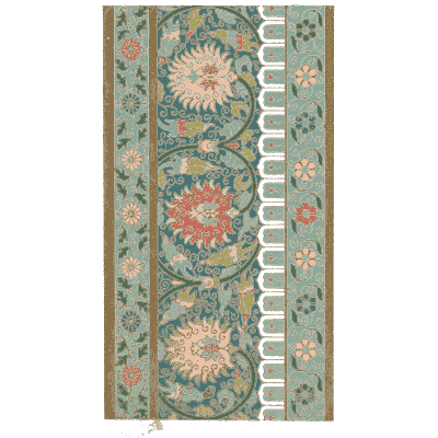 Lotus border panel 01 - Examples of Chinese Ornament - 1867