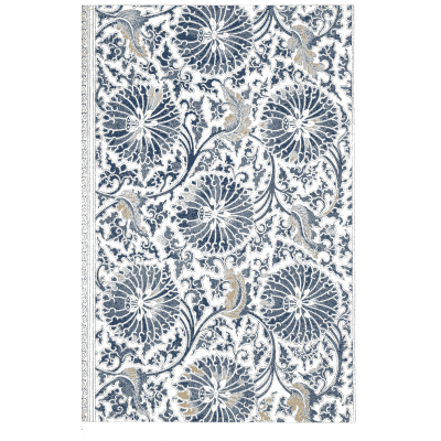 Blue chrysanthemum pattern - Examples of Chinese Ornament - 1867