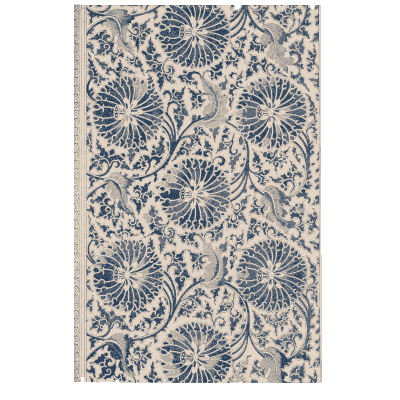 Chrysanthemum ground in blue - Examples of Chinese Ornament - 1867