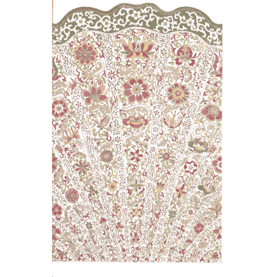 Fan-shaped floral panel - Examples of Chinese Ornament - 1867