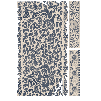 Blue scrolling ground - Examples of Chinese Ornament - 1867