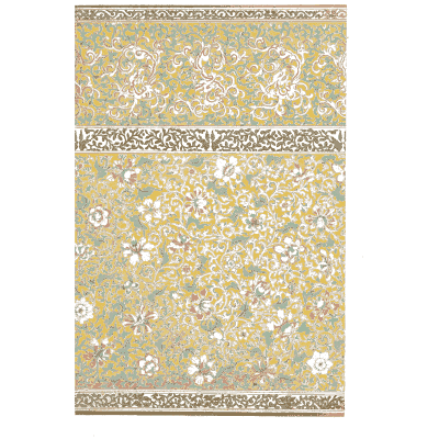 Yellow brocade bands - Examples of Chinese Ornament - 1867