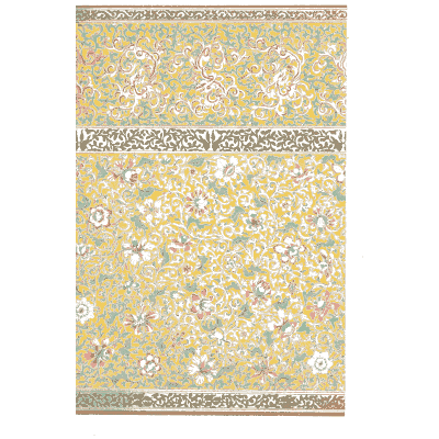 Sprigged yellow ground - Examples of Chinese Ornament - 1867