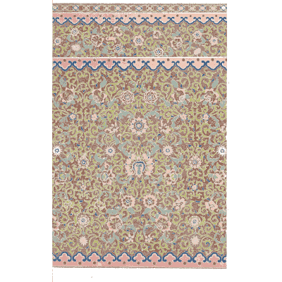 Fine scroll ground with bands - Examples of Chinese Ornament - 1867