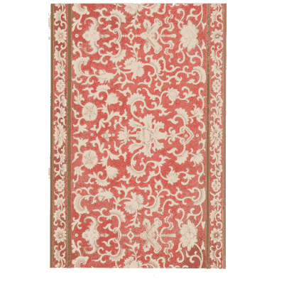 Red scroll panel - Examples of Chinese Ornament - 1867