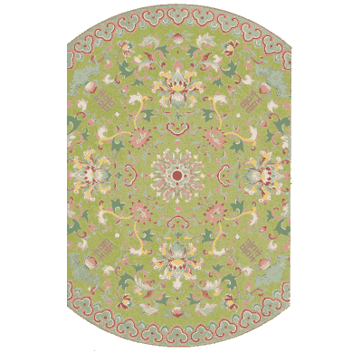 Oval floral medallion - Examples of Chinese Ornament - 1867