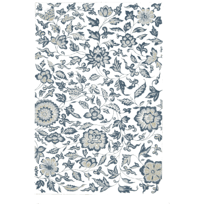 Blue floral sprig pattern - Examples of Chinese Ornament - 1867