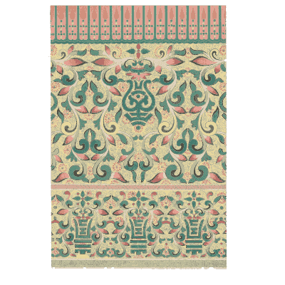 Banded panel with palmettes - Examples of Chinese Ornament - 1867
