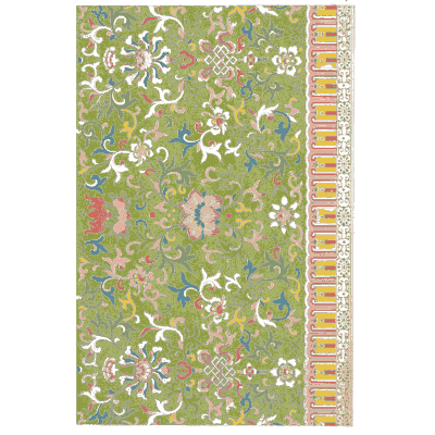Green lotus brocade - Examples of Chinese Ornament - 1867