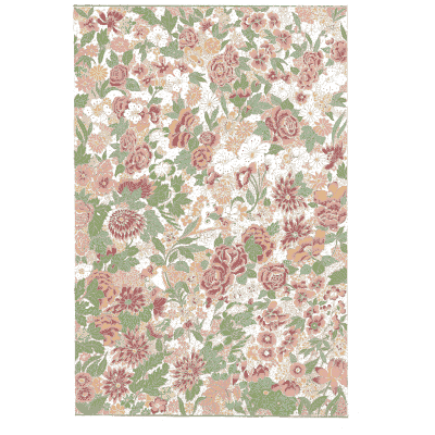 Pink rose and peony field - Examples of Chinese Ornament - 1867