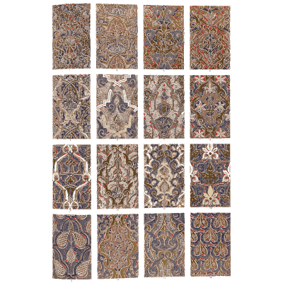 Paisley and leaf panels - The Grammar of Ornament - 1856