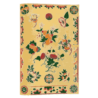 Flowering branches with corner roundels - The Grammar of Ornament - 1856