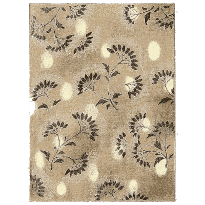 Flower spray pattern plate - Shin Bijutsukai, Issue 1 - 1902
