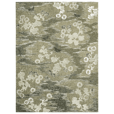Blossoms on flowing water pattern plate - Shin Bijutsukai, Issue 1 - 1902