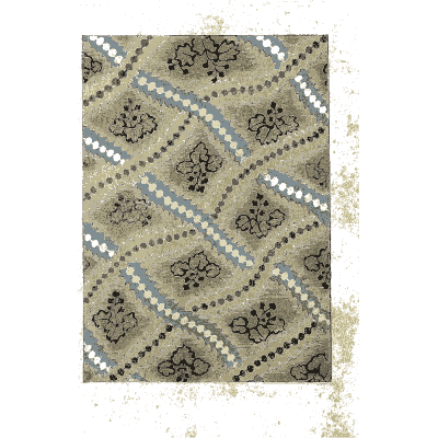 Beaded diagonal band pattern plate - Shin Bijutsukai, Issue 1 - 1902