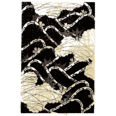 Wave crest pattern plate - Shin Bijutsukai, Issue 3 - 1902