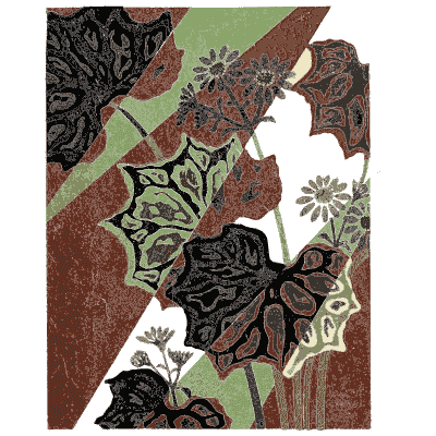 Vine leaf panel plate - Shin Bijutsukai, Issue 4 - 1902
