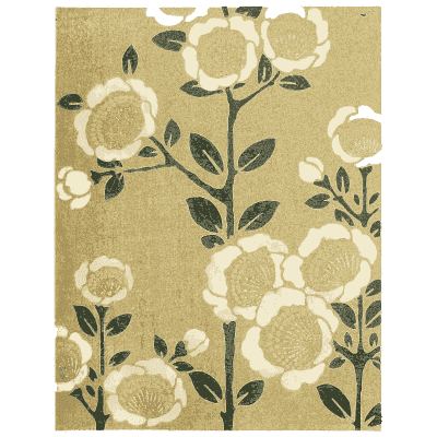 Chrysanthemum stem pattern plate - Shin Bijutsukai, Issue 4 - 1902