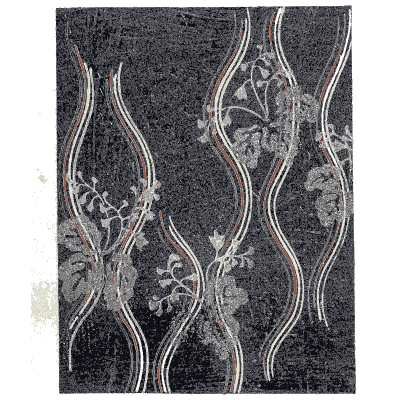 Mottled wave pattern plate - Shin Bijutsukai, Issue 4 - 1902