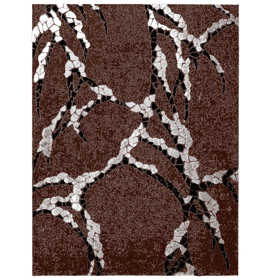 Marbled ground pattern plate - Shin Bijutsukai, Issue 5 - 1902