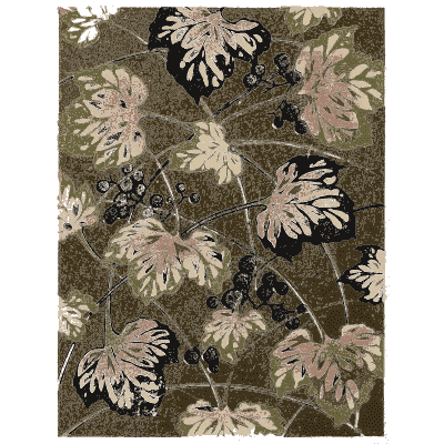 Grapevine pattern plate - Shin Bijutsukai, Issue 5 - 1902