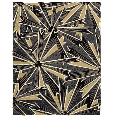 Bamboo leaf pattern plate - Shin Bijutsukai, Issue 6 - 1902