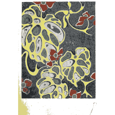 Foliate scroll pattern plate - Shin Bijutsukai, Issue 6 - 1902