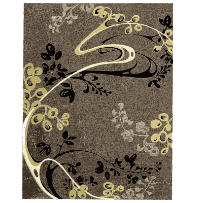 Scrolled vine pattern plate - Shin Bijutsukai, Issue 6 - 1902
