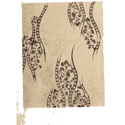 Faint vine pattern plate - Shin Bijutsukai, Issue 6 - 1902