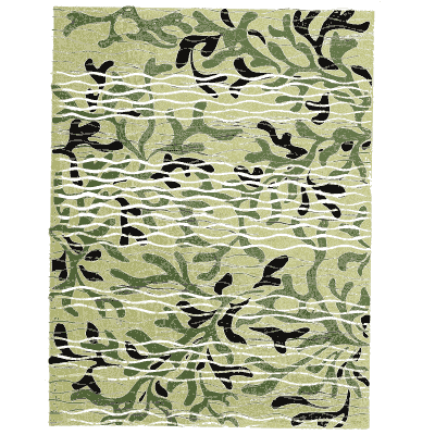 Bird and grass pattern plate - Shin Bijutsukai, Issue 7 - 1902