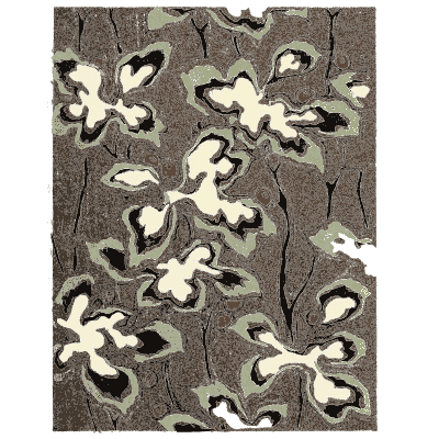Floral scroll pattern plate - Shin Bijutsukai, Issue 7 - 1902