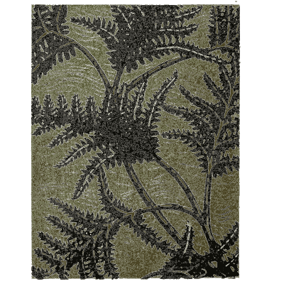 Speckled leaf pattern plate - Shin Bijutsukai, Issue 7 - 1902