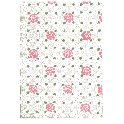 Small flower pattern plate 01 - Shin Bijutsukai, Volume 1 - 1902