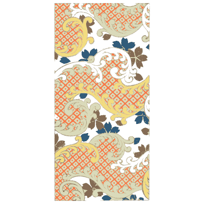Blossom and lattice pattern plate - Shin Bijutsukai, Volume 1 - 1902