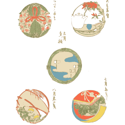 Roundel motif plate - Shin Bijutsukai, Volume 1 - 1902