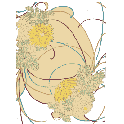 Chrysanthemum pattern plate - Shin Bijutsukai, Volume 1 - 1902
