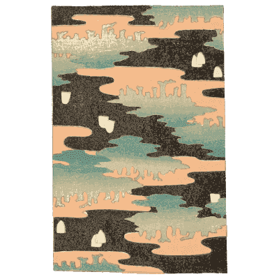 Landscape band pattern plate - Shin Bijutsukai, Volume 1 - 1902