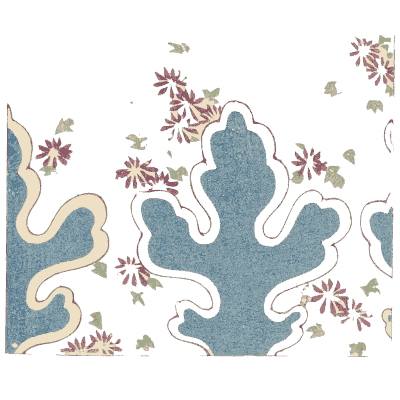 Scalloped cloud and blossom plate - Shin Bijutsukai, Volume 1 - 1902