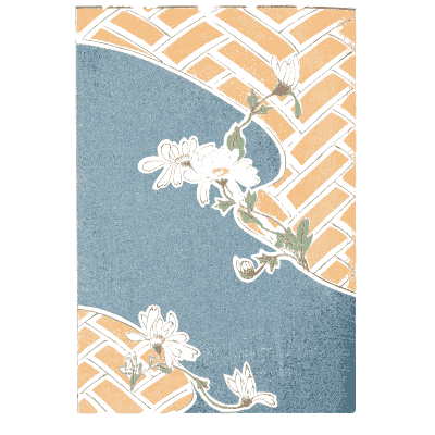 Herringbone and cloud plate - Shin Bijutsukai, Volume 1 - 1902