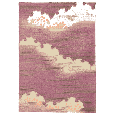 Plum mist cloud plate - Shin Bijutsukai, Volume 1 - 1902