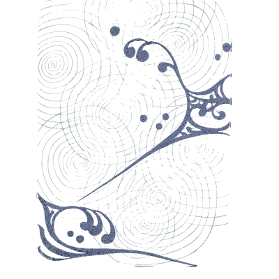 Blue wave sprig plate - Shin Bijutsukai, Volume 1 - 1902