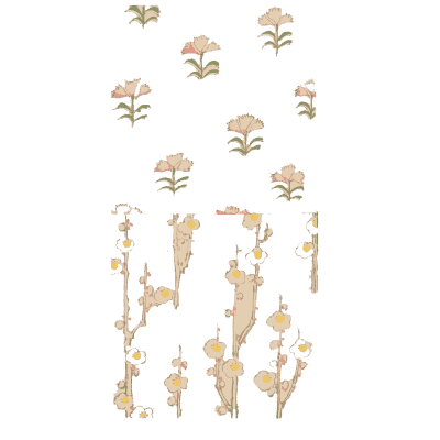 Faint sprig pattern plate - Shin Bijutsukai, Volume 1 - 1902