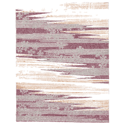 Streaked plum pattern plate - Shin Bijutsukai, Volume 1 - 1902