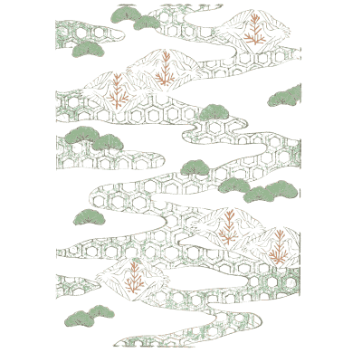 Wave and cloud pattern plate - Shin Bijutsukai, Volume 1 - 1902