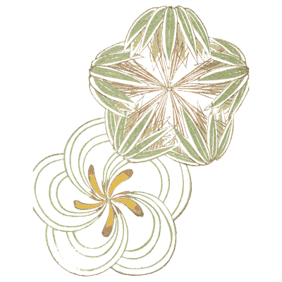 Pale blossom motif plate - Shin Bijutsukai, Volume 1 - 1902