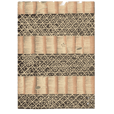Banded lace pattern plate - Shin Bijutsukai, Volume 1 - 1902