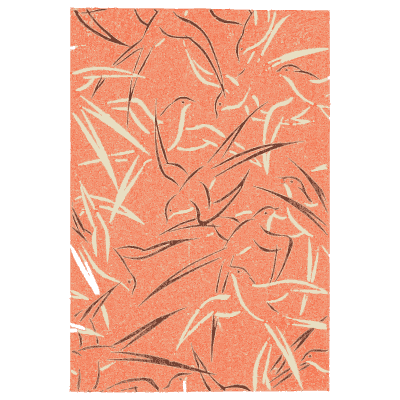Coral panel pattern plate - Shin Bijutsukai, Volume 1 - 1902