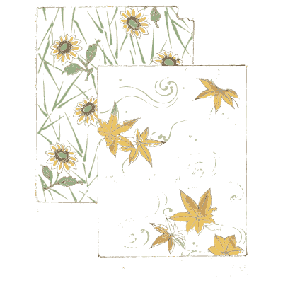 Panel plate with autumn leaves - Shin Bijutsukai, Volume 1 - 1902