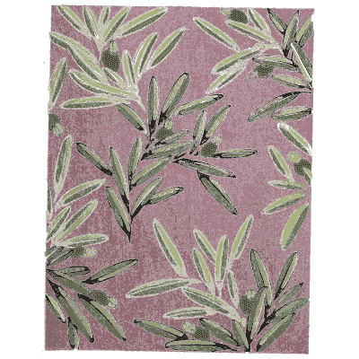 Bamboo pattern plate on plum - Shin Bijutsukai, Issue 8 - 1902