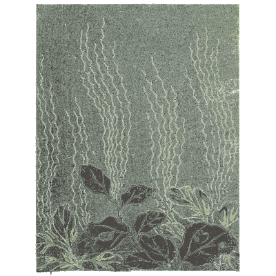 Speckled grass pattern plate - Shin Bijutsukai, Issue 8 - 1902